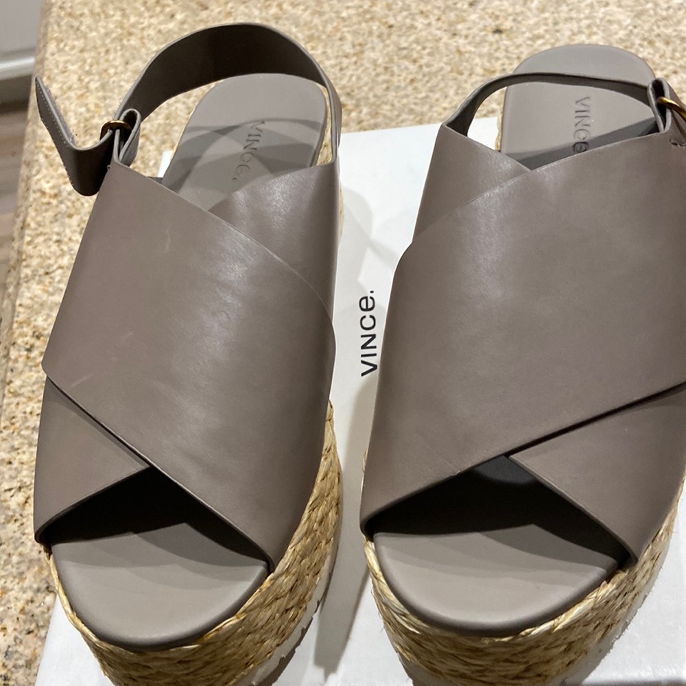 New in box Vince sandals, size 10